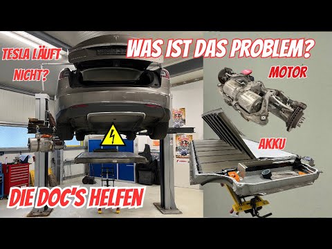 Tesla Model S läuft nicht mehr. Fehler gefunden, Batterie reparieren erklärt.