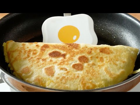빠르게 아침 만들기! 양배추와 달걀로 만드는 또띠아 요리/ 에그 퀘사디아 / 간단한 레시피