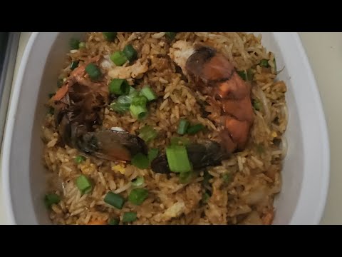 Lobster and Shrimp Fried Rice #LobsterandShrimpfriedrice #Lobster #Shrimp