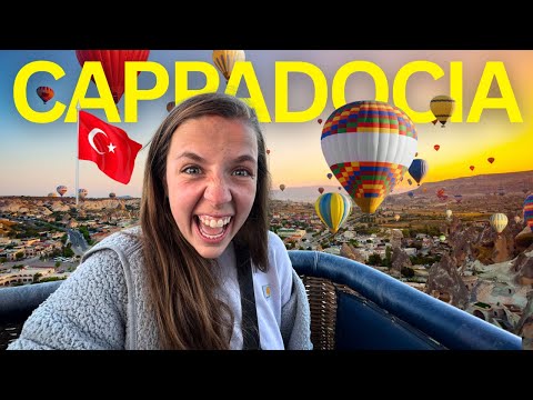 TÜRKIYE’S INSANE HOT AIR BALLOON RIDE! 🇹🇷 (Cappadocia)