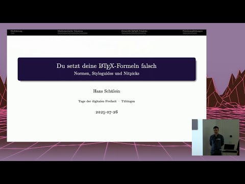 TDF 2025 - Du setzt deine LaTeX-Formeln falsch \\ Normen, Styleguides und Nitpick