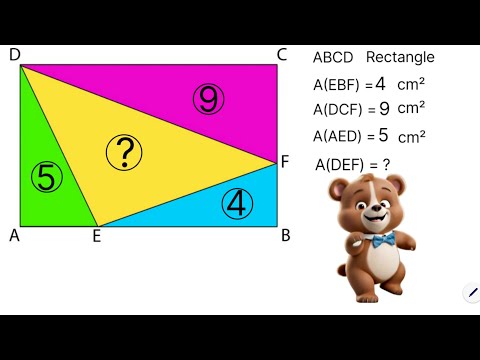 Area question in a difficult rectangle #Math#Mathematics#Geometry#MathTutorial#LearnMath