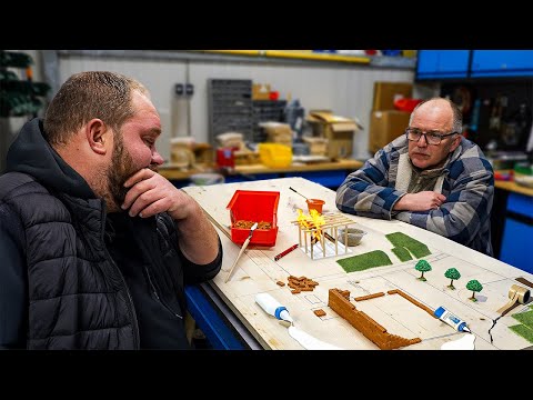 Wir bauen eine Miniaturwelt: Kleber klebt nicht, Plan passt nicht I Teil 2 I Udo & Wilke