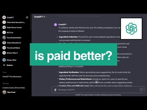 The MAJOR differences between ChatGPT FREE and ChatGPT PLUS