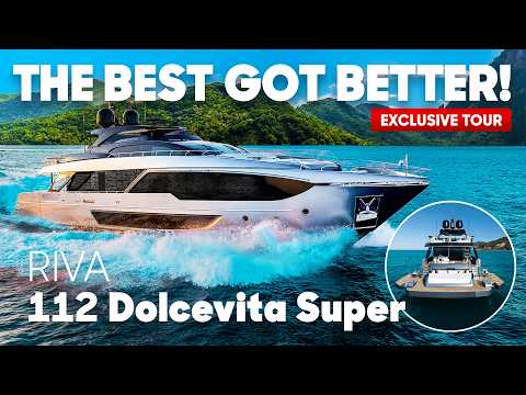 The Best Looking 100ft Yacht Ever? Riva 112 Dolcevita Super - Tour & Review