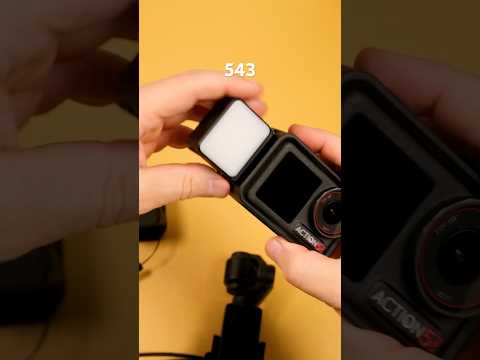 The best fill light Dji Osmo action Cameras #djiosmoaction5pro