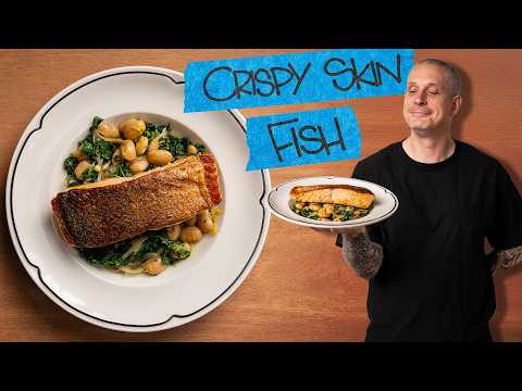 20 Minute Dinner: Salmon, Greens and White Beans