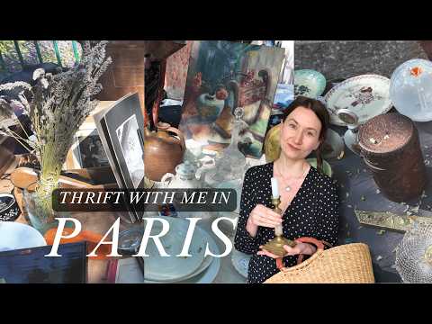 Thrifting in Paris | One of the Most Charming Flea Markets (Porte de Vanves)