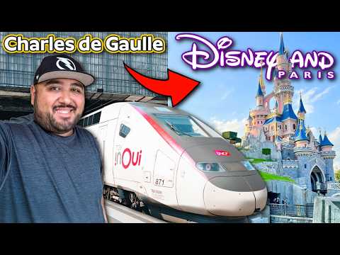Going To Disneyland Paris From Charles de Gaulle Airport By Train! Step By Step Guide!