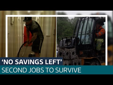 Surviving, not living: The workers taking second jobs in cost-of-living crisis | ITV News