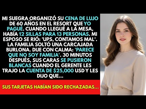 En El Cumpleaños De Mi Suegra, Mi Silla No Estaba... Mi Esposo Rió, Así Que Cancelé Todo El Viaje...