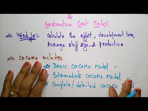 COCOMO model | Part-1/3 | Software Engineering | SE | Lec-31 | Bhanu Priya