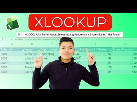 How to use XLOOKUP function in Excel