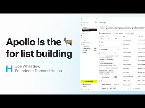 Build a Hyper-Targeted B2B List in Apollo in 10 Minutes