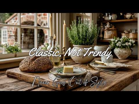 Elegant Kitchen & Table Spaces Inspired by European Vintage Homes