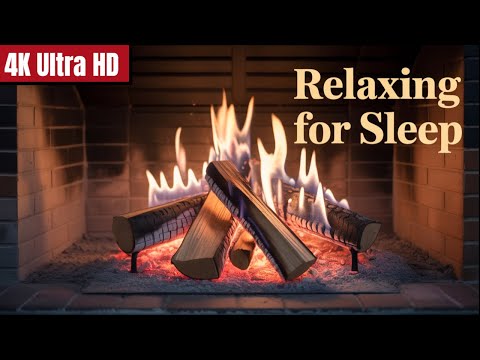 🔥 10 Hours Fireplace in 4K Ultra HD | Cozy Fire Sounds for Relax, Sleep & Study