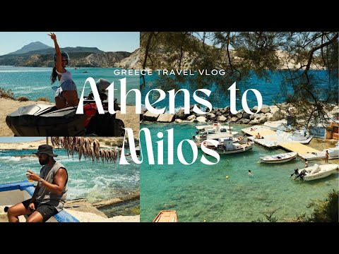 Milos & Athens Travel Vlog🇬🇷 Greek Food, Beautiful Beaches🏖️ & Good Vibes