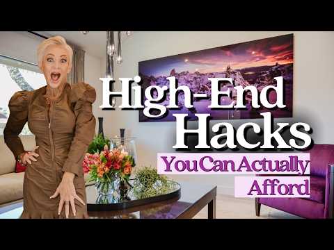 How to DIY the LUXURY Look for WAY Less (33 Hacks!) | Home Design on a Budget