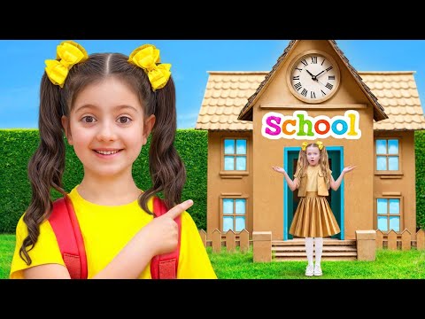 Cardboard School adventure for kids for 24 Hours