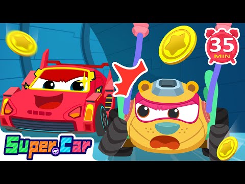 迷你車大追捕 🚓🚗 | 誰是最勇敢的小車？ | 冒險故事 | 趣味追逐遊戲｜LEFUN Kids TV