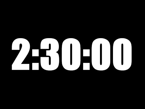 2 HOUR 30 MINUTE TIMER • 150 MINUTE COUNTDOWN TIMER ⏰ LOUD ALARM ⏰