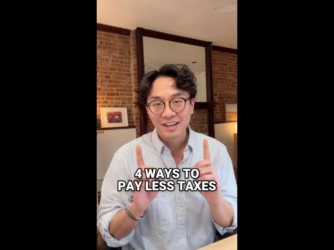 4 ways to pay less taxes