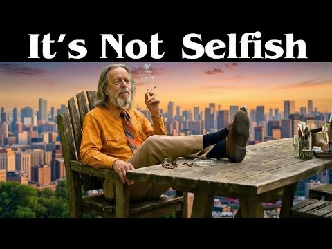 Choosing Yourself Above Everyone Is Not Selfish It’s Awakening | Alan Watts#motivation