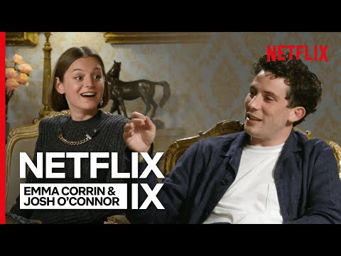 Charles and Diana Chat - Josh O'Connor and Emma Corrin | The Crown | Netflix IX
