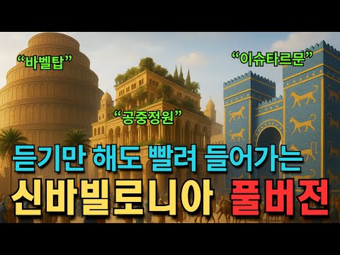 이야기로 듣는 신바빌로니아 제국 - 인류 역사상 가장 화려했던 도시 | 중간광고X | 잠들기전 이야기 세계사 | 수면 오디오북