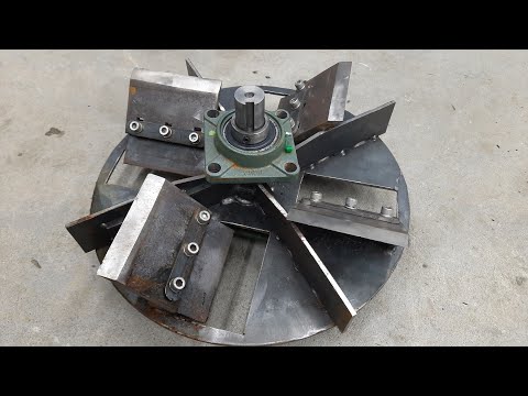 Branch Shredder Machine - Wood chipper build
