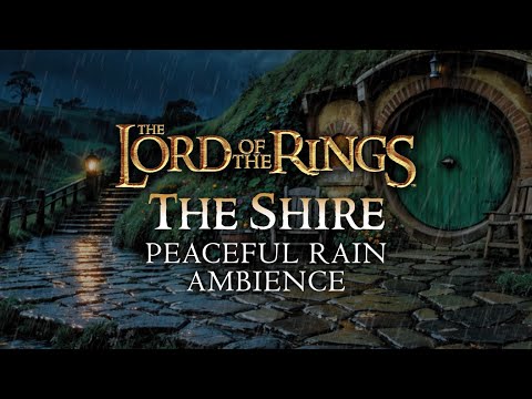 Lord of the Rings | ⛈️ The Shire, Peaceful Ambience During Midnight Thunderstorm