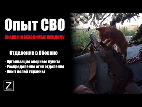 Пехота (отделение) в обороне. Опыт СВО. Организация опорного пункта.