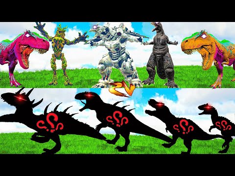 Feb 2025’s NEW DINOS Take On EVERY ARK BOSS & TITAN! (EPIC Battle)