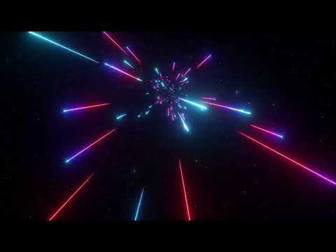 2 Hours 4K Neon Drive Through Infinityr Loops I Screensaver for Meditation