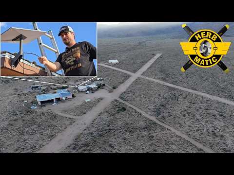 Starlink Internet Installation, It's Easy! | Off-Grid Abandoned Airport Restoration