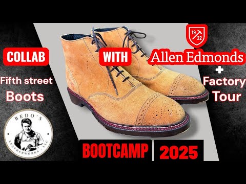 collab with Allen Edmonds, Fifth Street Boots 
