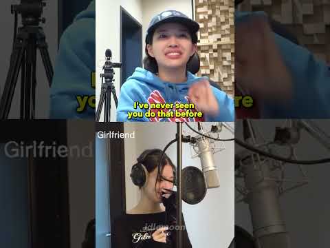 Soyeon slowly panicking because of Miyeon's cuteness #miyeon #soyeon #idle #gidle #kpop