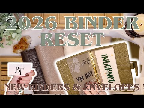 2026 Binder Reset! | NEW Binders & Envelopes | Simplifying & Updating Things | 26 Year Old Budgets