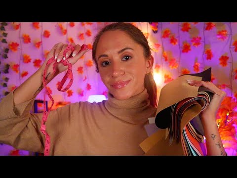 ASMR / Full Body Measuring & Color Analysis (close up personal attention)