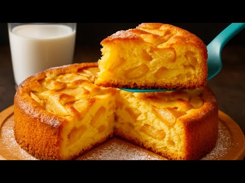 Apple Milk Cake in 5 Minutes! Easy, Simple & Cheap.