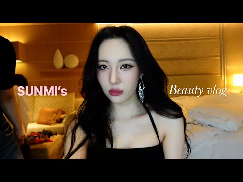 SUNMI’s Makeup A to Z👀 | Manila hotel swimwear 🎀 | SUNMI'S BEAUTY VLOG