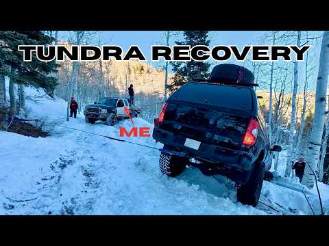 I Drove To Utah To Recover A Toyota Tundra From Deep Snow!