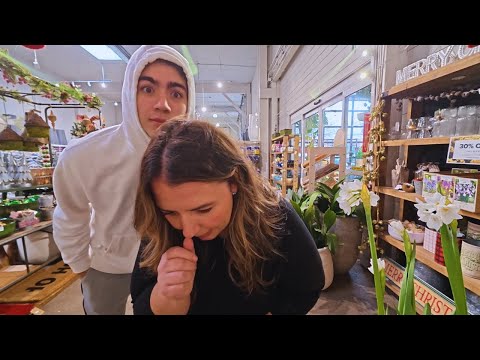 I Took My Little Brother To The Flower Market, Antique Shop, & More | In The Garden With Claudia  🥰