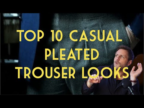 Top 10 High-Waisted Pleated Trouser Fits!!!