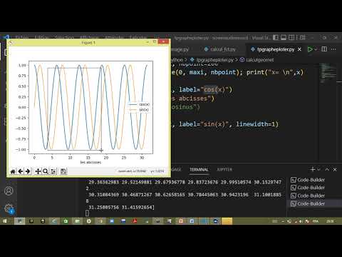 Python     Dessiner un Graphique avec MatPlotLib