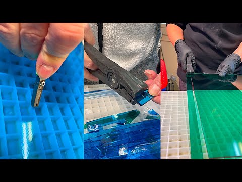Ultra Satisfying Glass Cutting Compilation