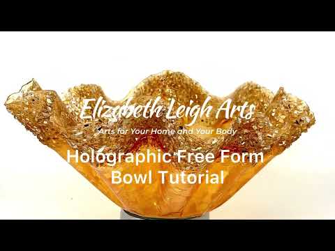 # 6 Holographic Free Form Resin Bowl Tutorial
