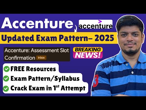 🔥Accenture Updated Exam Pattern 2025 | FREE Resources | Accenture Hiring 2025 | Exam Experience