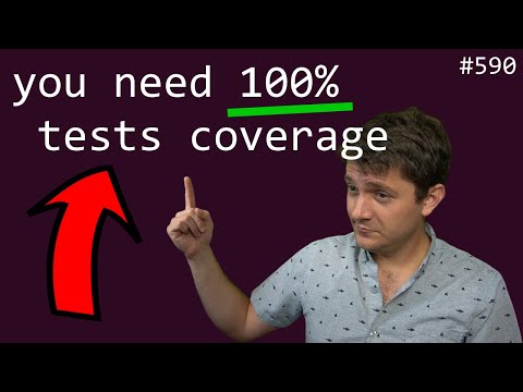 your tests should have 100% coverage