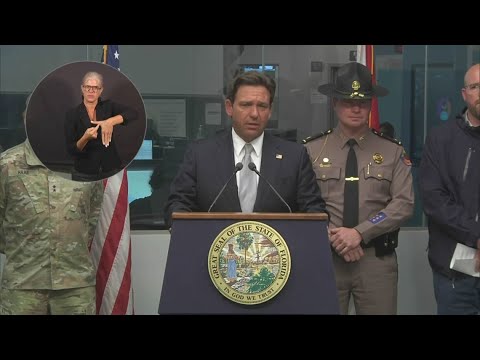 Florida Gov. Ron DeSantis, emergency officials provide updates on Hurricane Helene